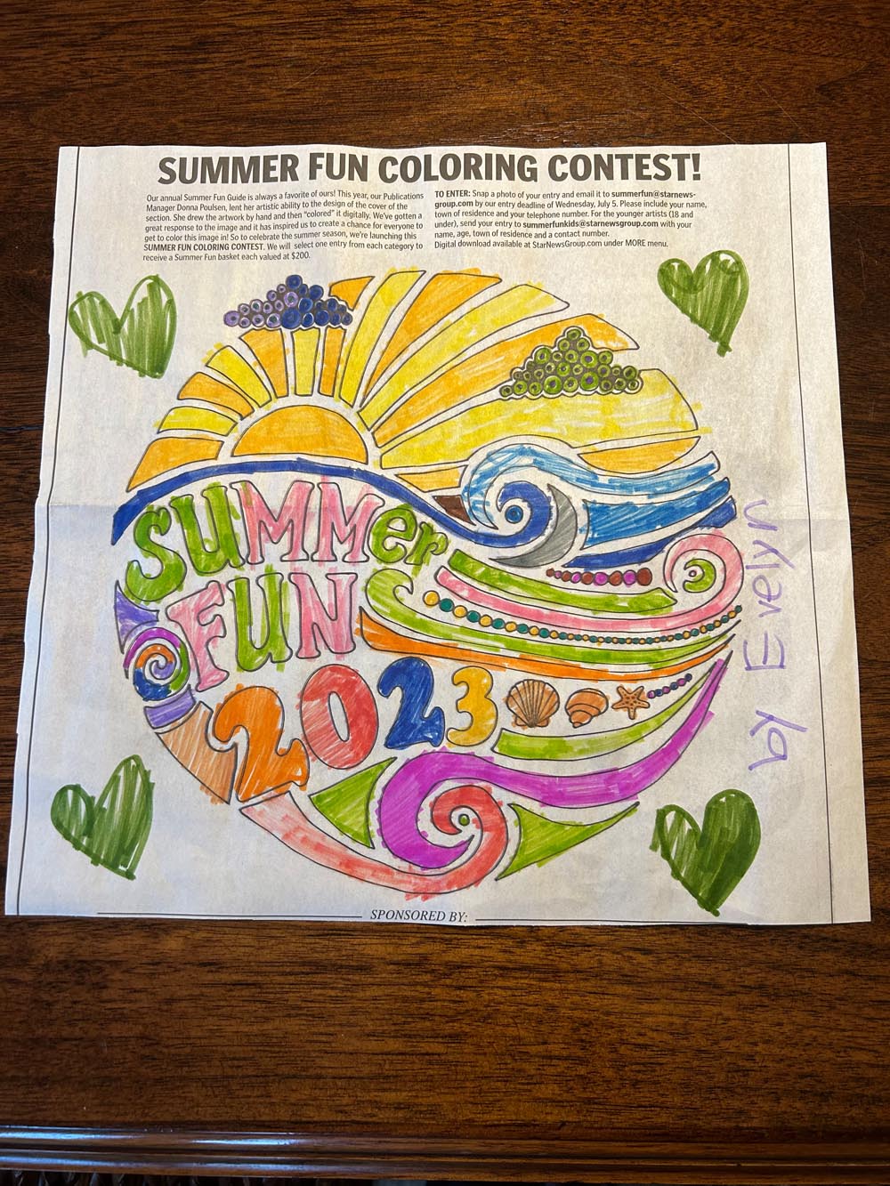 Kid's Coloring Contest